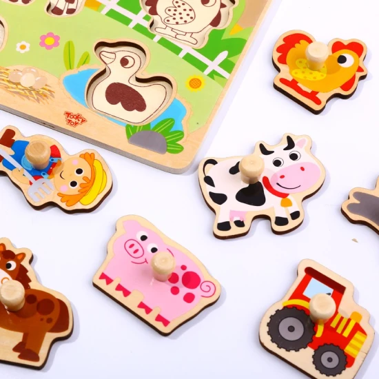 Tooky Toy Puzzle beszúrása Farm