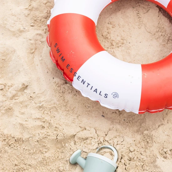Felfújható kerék Little lifeguard 50 cm Swim Essentials piros-fehér csíkos