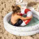 Swim Essentials gyermek felfújható kerék csíkos motívummal piros-fehér színben - átmérője 50 cm