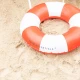 Swim Essentials Little Rescuer felfújható kerék - nagy, 90 cm-es csíkos kerék gyerekeknek és felnőtteknek