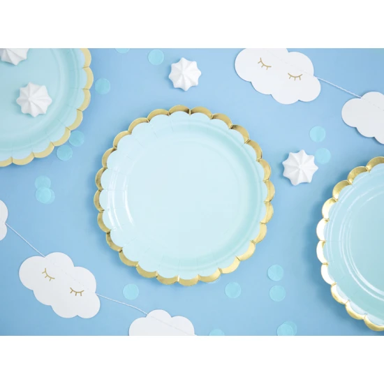 Tányérok Kék 6 db