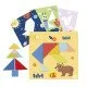 Mágneses játék gyerekeknek - Tangram