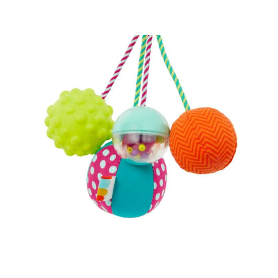 Sounds So Squeezy függő csörgő labdákkal