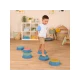 Balance & Hop egyensúlyozó lépőkövek 6 db B.toys Balance & Hop egyensúlyozó lépőkövek BX2484ZBT