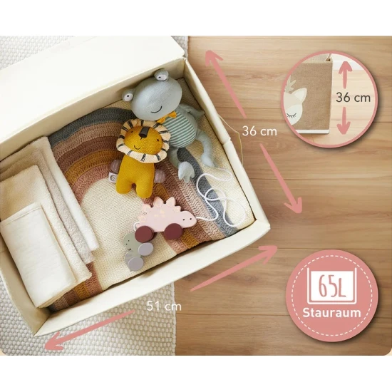 Bieco Tárolóbox tetővel Piksi sün BIECO_04000464