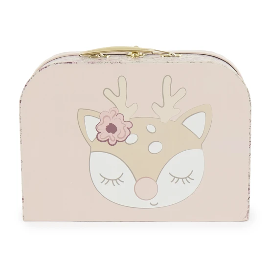 Bieco Háromdarabos kartondoboz bőrönd szett Ella szarvasgida dreamy flowers BIECO_04003039
