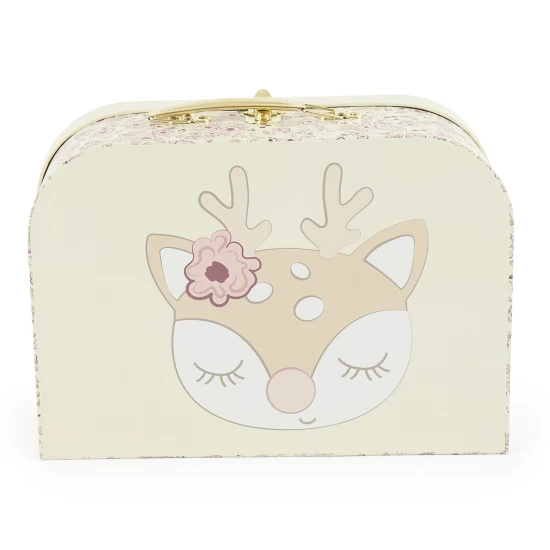 Háromdarabos kartondoboz bőrönd szett Ella szarvasgida vintage flowers Bieco Háromdarabos kartondoboz bőrönd szett Ella szarvasgida vintage flowers BIECO_04003040