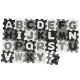 Habszivacs puzzle játszószőnyeg ábécével black & white 26 db Bieco Habszivacs puzzle játszószőnyeg ábécével black & white 26 db BIECO_19201506