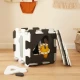Bieco Habszivacs puzzle játszószőnyeg számokkal black & white 10 db BIECO_19201507