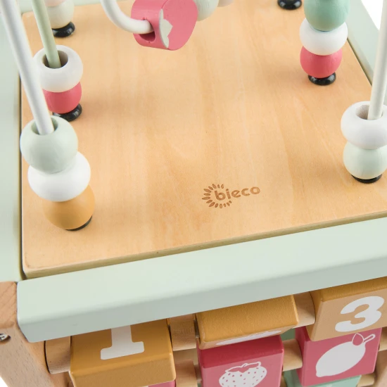 Bieco Készségfejlesztő kocka labirintussal berry BIECO_24041007