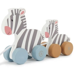 Húzható játék zebra