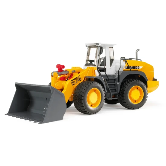 Bruder Liebherr traktor pengével úttisztításhoz 1072BRUD02430