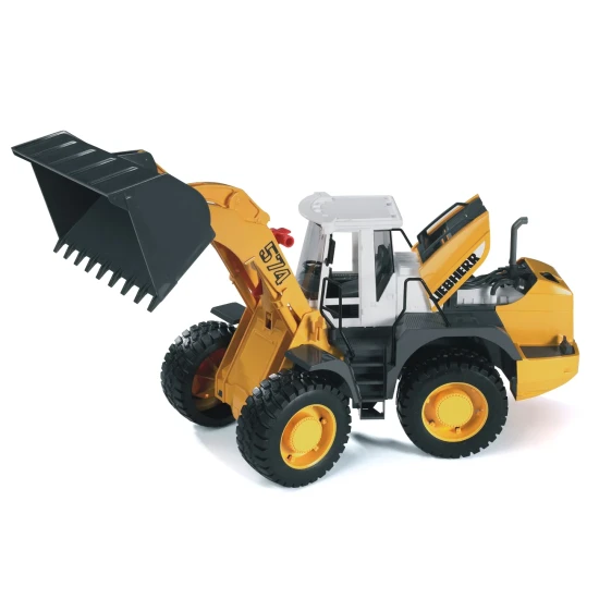 Bruder Liebherr traktor pengével úttisztításhoz 1072BRUD02430
