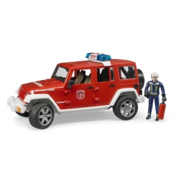 Bruder tűzoltó Jeep Wrangler tűzoltóval