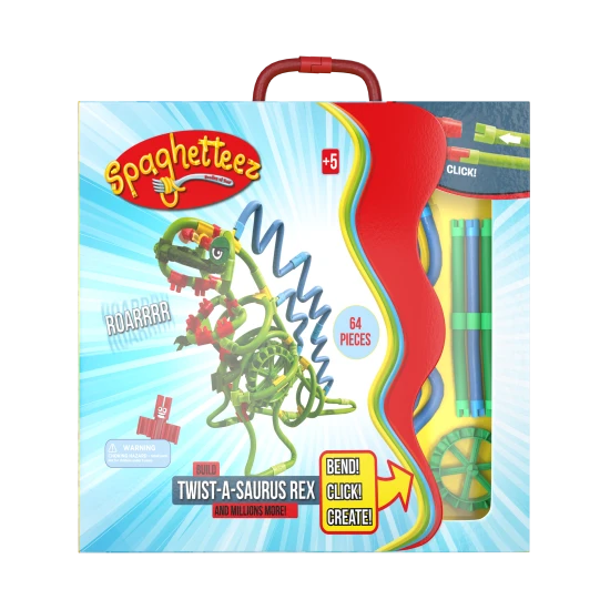Csatlakozz, hajlíts és alkoss a rugalmas Spaghetteez építőkészlettel.