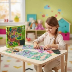 Habmozaik baldachin, számok alkotása