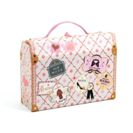 Írókészlet rózsaszín tokban