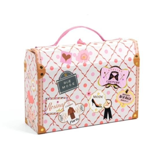 Tinou írószertartó – DJECO, jegyzetfüzet, matricák, toll, borítékok és meghívók