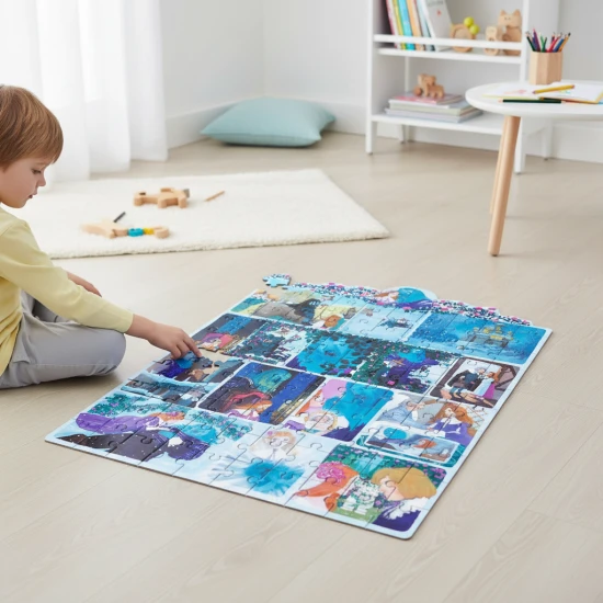 A szépség és a szörnyeteg mesebeli kirakója 100 darabos