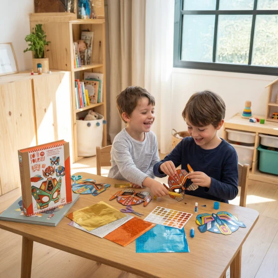 Készítsd el saját szuper robot maszkjaidat.