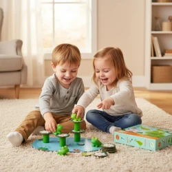 Egyensúly a kicsiknek Békák a tavirózsán