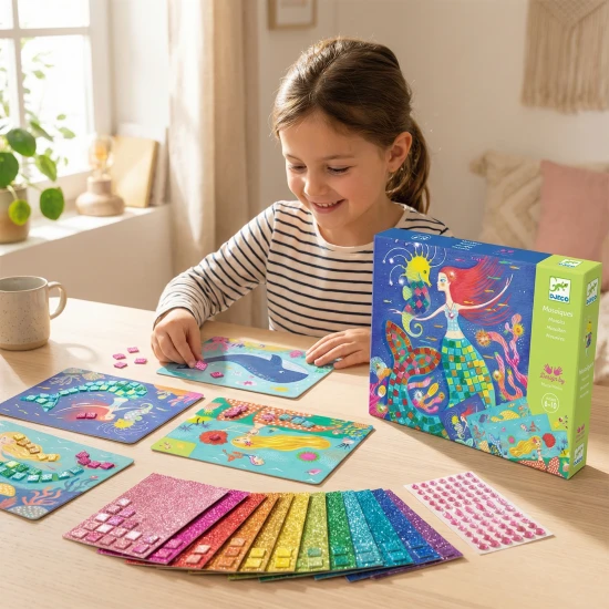 Habszivacs mozaik sellők festése számok szerint