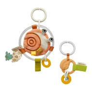 Akasztható szenzoros játék Csiga és szilikon fogazó