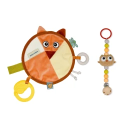 Érzékszervi játék Róka és cumi medál fogazóval