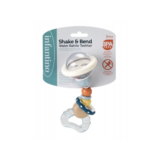 Rassel mit Beißring zum Schütteln und Biegen