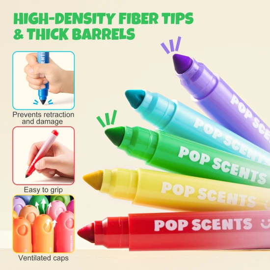 Pop Scents markerek – 24 illatos színből álló készlet