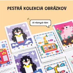 Pixel Art színező oldalak állatok