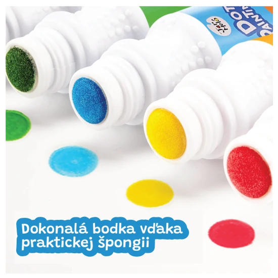 Jarmelo színek tubusban - 6 mosható és nem mérgező színből álló készlet habfelhordóval