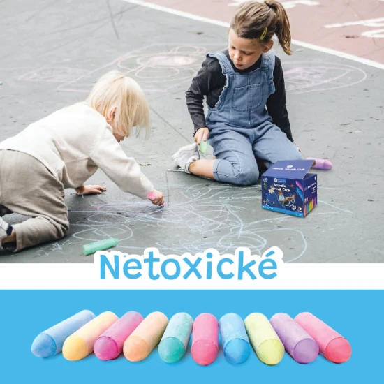 Jarmelo járdakréták - 20 db, 15 szín, nem mérgező, mosható, ideális gyerekeknek