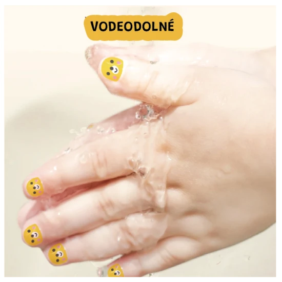 Jarmelo körömmatricák édes kicsiknek - 540 színes gyerekmatrica, vízálló és biztonságos a gyerekek számára