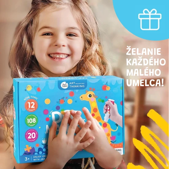 Jarmelo színek tubusban - 12 mosható és nem mérgező színből álló készlet habfelhordóval