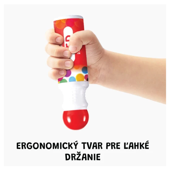 Jarmelo színek tubusban - 12 mosható és nem mérgező színből álló készlet habfelhordóval