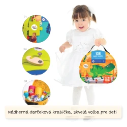 Dinoszaurusz múzeum rejtvény 108 db Dinoszaurusz múzeum rejtvény 108 db