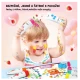 Jarmelo Scented Finger Paints - 8 színből álló készlet kellemes illatokkal, nem mérgező és mosható