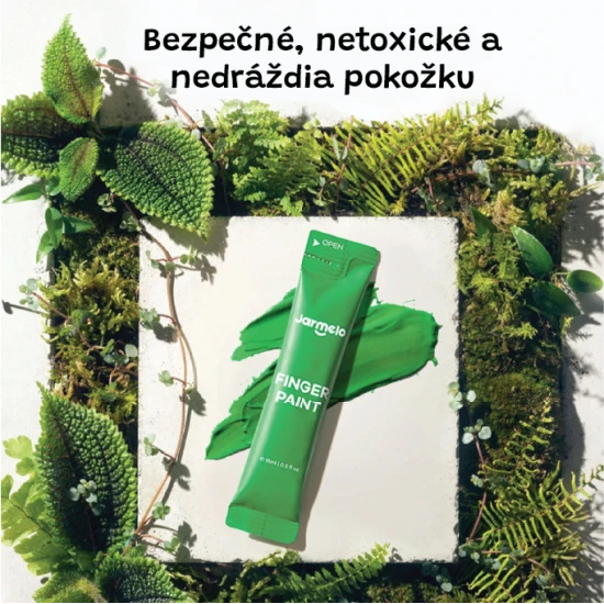 Jarmelo ujjfestékek - 12 tasak alumínium fóliában, nem mérgező és utazásra alkalmas