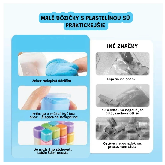 Jarmelo Modellező anyag kapszulában 24 db - kapszula és színes, puha, rugalmas modellező anyag gyerekeknek