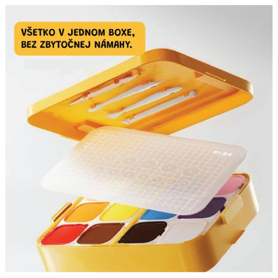 Jarmelo modellező agyag dobozban - 24 színű készlet, nem mérgező modellezés gyerekeknek