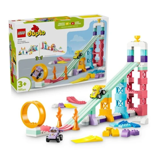 LEGO DUPLO 10478 Kreatív rámpák autókkal 3 az 1-ben