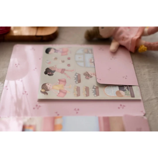 Little Dutch matricakönyv vásárlás Rosa gyerekeknek