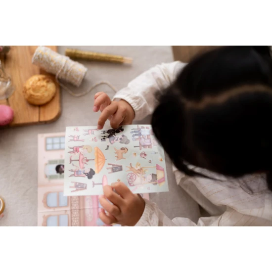 Little Dutch matricakönyv vásárlás Rosa gyerekeknek