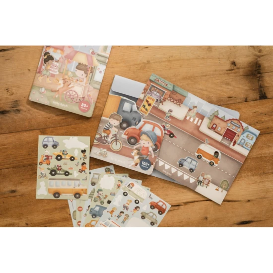 Little Dutch Transport Jim matricás könyv gyerekeknek