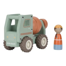 Teherautó betonkeverővel