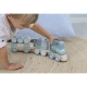 Little Dutch Blue favonat - kreatív játék gyerekeknek 17 alkatrésszel, stílusos kék árnyalatú dizájnnal