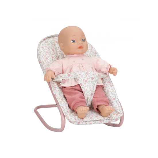 Little Dutch Soft Flowers babahinta virágmintával, biztonsági övvel és puha párnázattal a baba kényelme érdekében