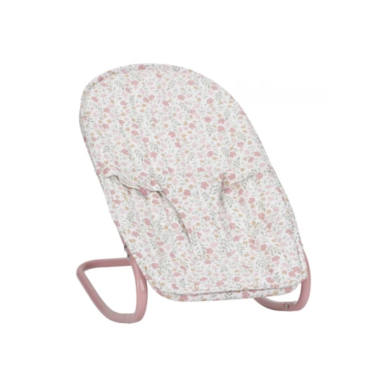 Little Dutch Soft Flowers babahinta virágmintával, biztonsági övvel és puha párnázattal a baba kényelme érdekében