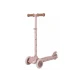 Háromkerekű roller Fairy Floral Pink Little Dutch Háromkerekű roller Fairy Floral Pink – stabil gyerekroller virágmintával és állítható kormánnyal